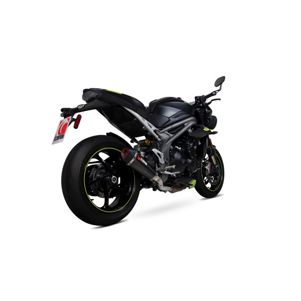 Scorpion Exhaust Triumph Speed Triple R / Speed Triple S / Speed Triple RS 2018 - 2020 Serket Taper Slip-on Carbon Fibre Sleeve